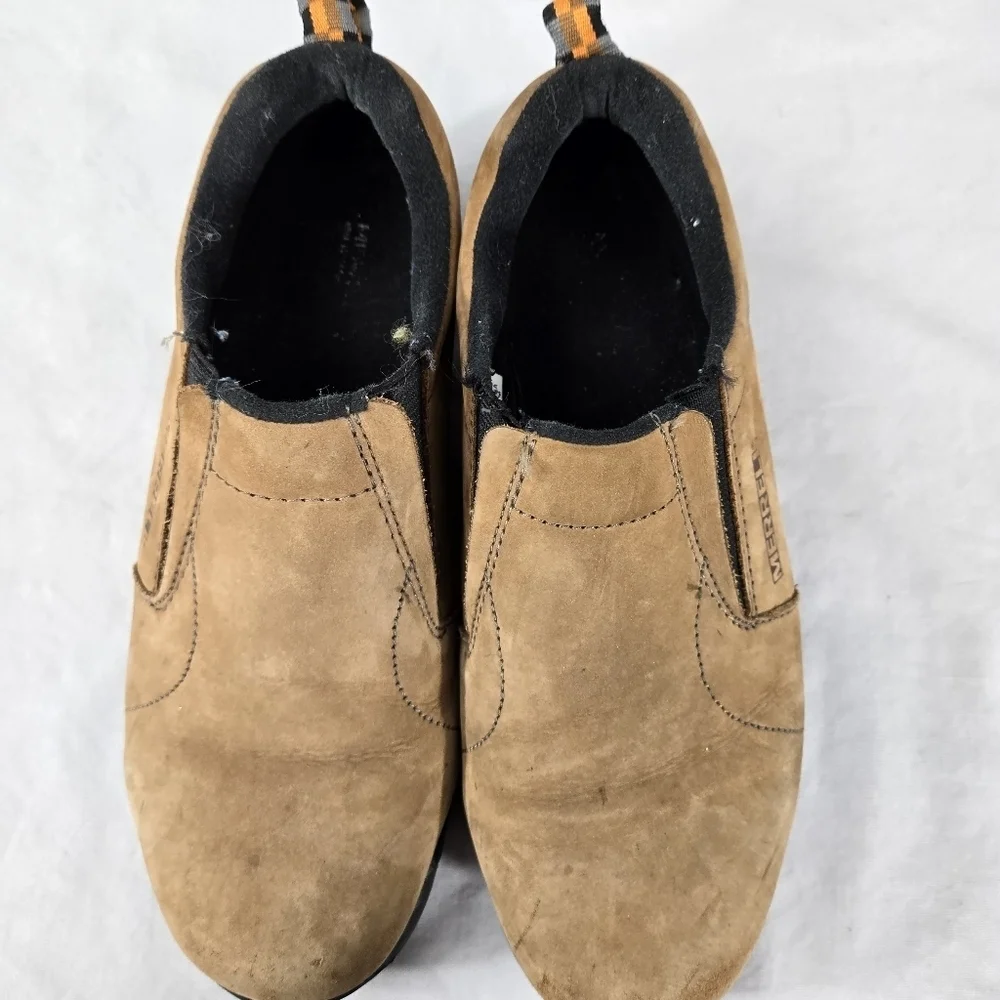 Merrell Big Kid Jungle Moc Nubuck Slip On Sneakers Size 6 M Brown J95625